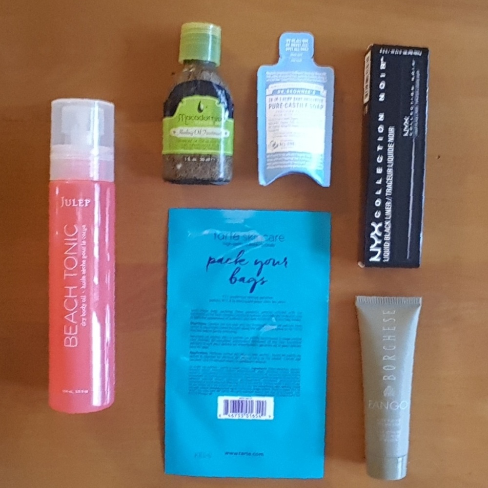 Lot 6 NEW + USED beauty/hair product samples tarte